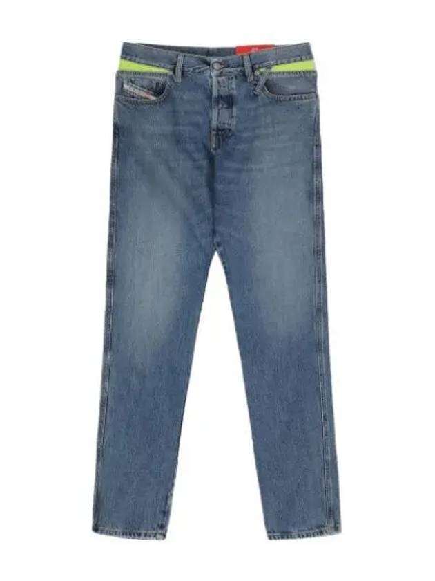 Straight sac denim pants medium blue jeans - DIESEL - BALAAN 1