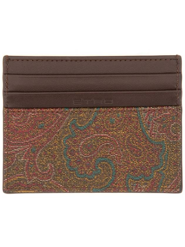 PAISLEY CARD HOLDER WITH PEGASUS - ETRO - BALAAN 2