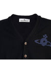 Alex Sphere Intarsia Cardigan Black - VIVIENNE WESTWOOD - BALAAN 5