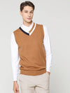 Men s Cable Tissue Basic V Neck Vest HD3MSV001 - HOLIC&PLAY - BALAAN 4