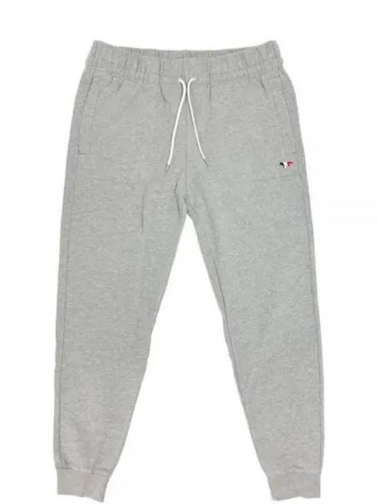 Men's Tricolor Fox Patch Track Pants Grey - MAISON KITSUNE - BALAAN 2