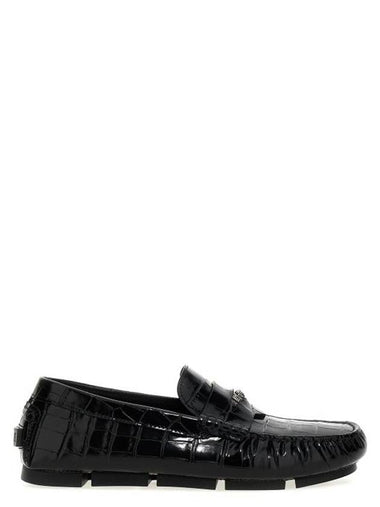 Loafer 10139601A098811B00E Black - VERSACE - BALAAN 1