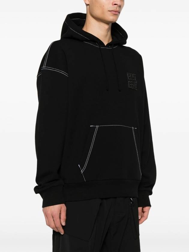 4G Fleece Hood Black - GIVENCHY - BALAAN 3