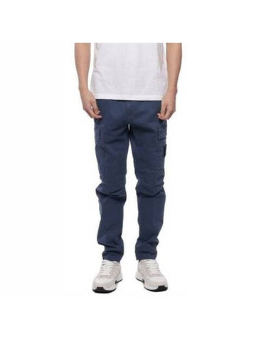 Wappen Patch Compass Badge Straight Pants Blue - STONE ISLAND - BALAAN 1