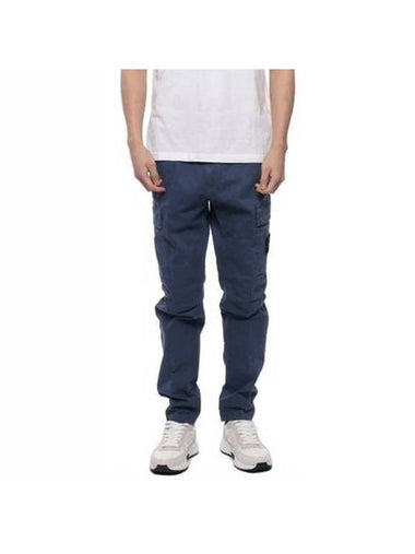 Wappen Patch Compass Badge Straight Pants Blue - STONE ISLAND - BALAAN 1