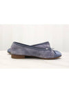 Two tone suede ballerina flat shoes size 38 purple - CHANEL - BALAAN 5