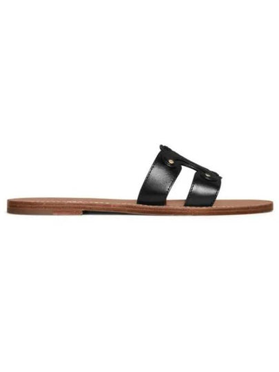 Triomphe Calfskin Mule Black - CELINE - BALAAN 2