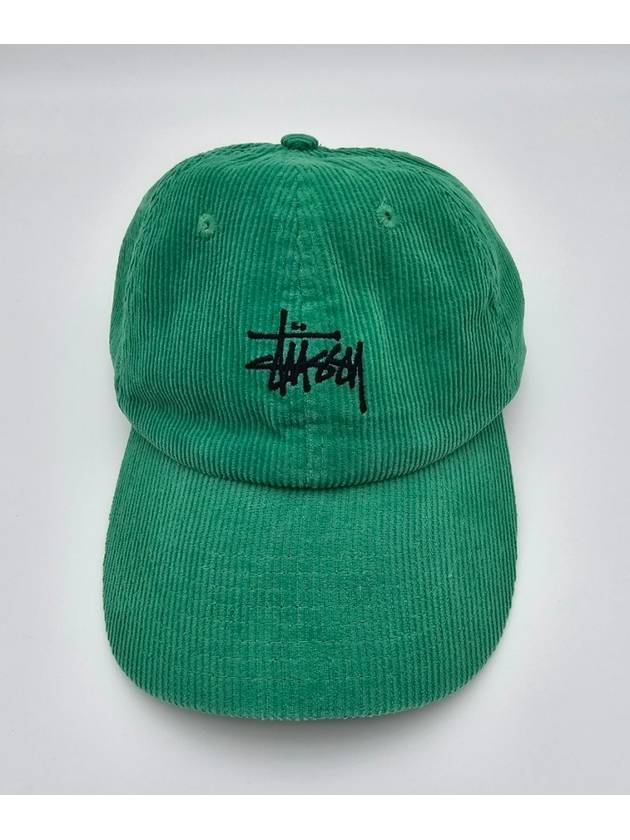 Graffiti Corduroy Low Pro Ball Cap Apple - STUSSY - BALAAN 6