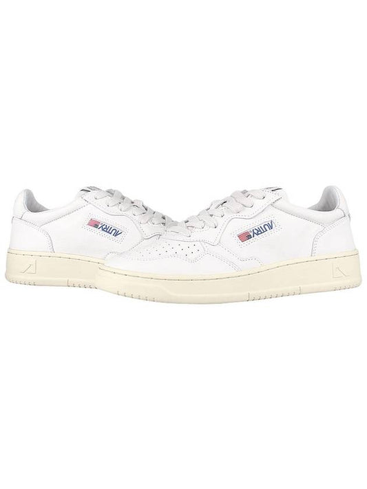 Men's Medalist Leather Low Top Sneakers White - AUTRY - BALAAN 2