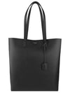 North South Shopping Tote Bag Black - SAINT LAURENT - BALAAN 2