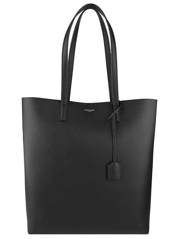 North South Shopping Tote Bag Black - SAINT LAURENT - BALAAN 2