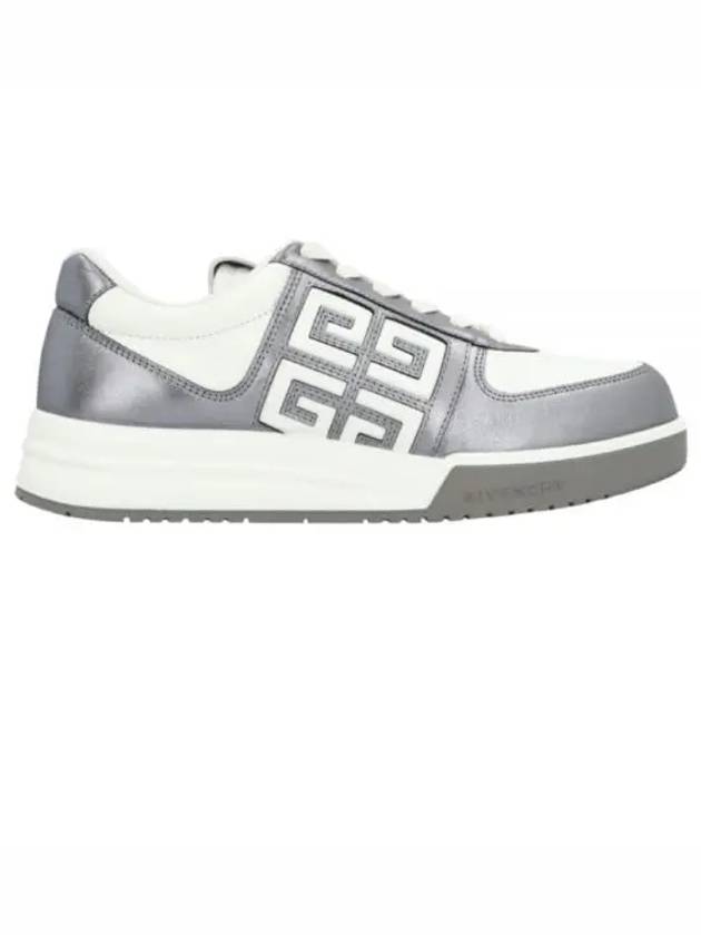 G4 Leather Low Top Sneakers Silver - GIVENCHY - BALAAN 2