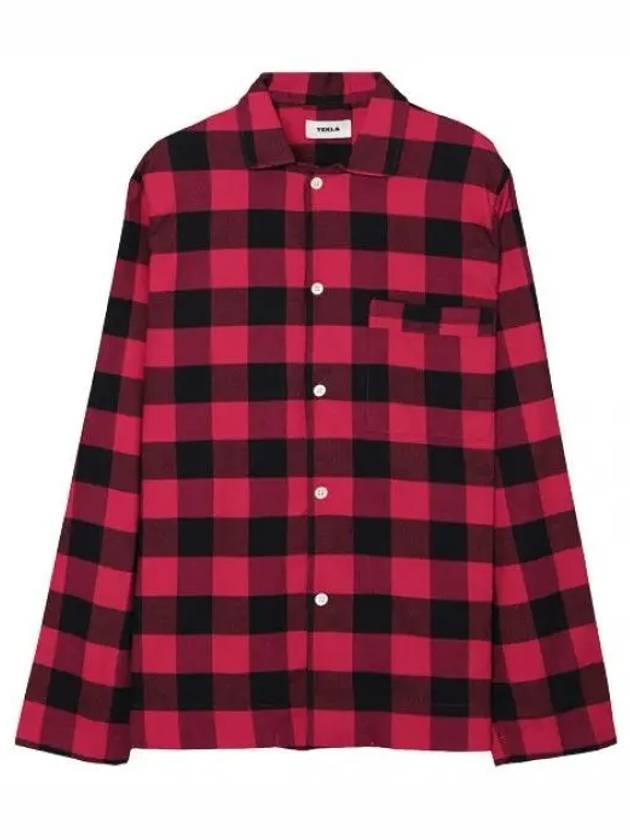 long sleeve shirt flannel pajamas - TEKLA - BALAAN 1