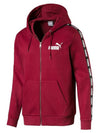 0185411601Sideline tape logo hooded zipper jacketburgundy - PUMA - BALAAN 1