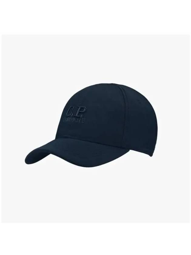 Shell-R Embroidered Logo Ball Cap Navy - CP COMPANY - BALAAN 4