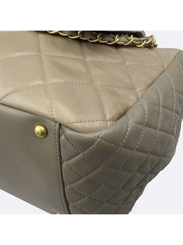 gray shoulder bag - CHANEL - BALAAN 4