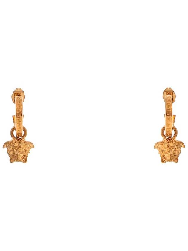 La Medusa Brass Earrings Gold - VERSACE - BALAAN 2