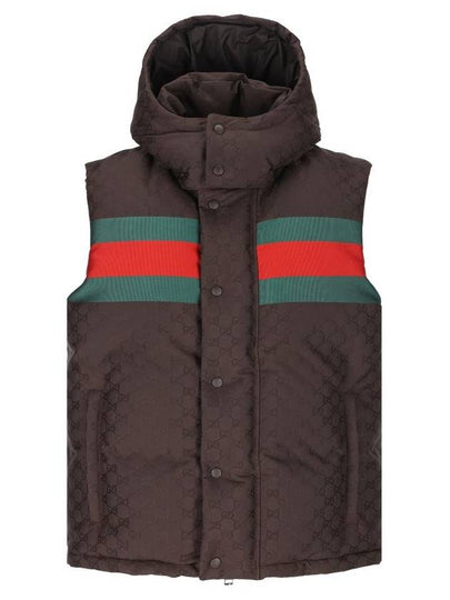 Hooded Down Vest Black - GUCCI - BALAAN 2