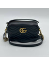 GG Marmont Zip Top Matelasse Mini Cross Bag Black - GUCCI - BALAAN 2