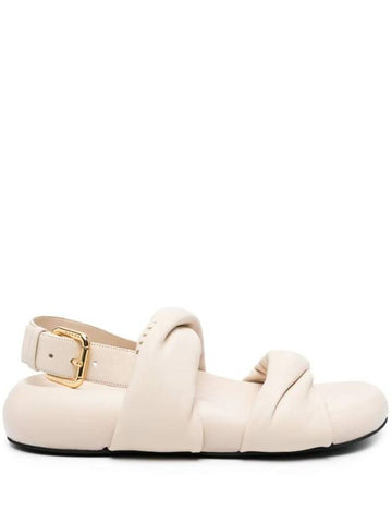 twist detail leather sandals SAMS019603P5443 - MARNI - BALAAN 1