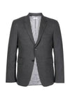 Super 120S Wool Twill Single Breasted Classic Jacket Dark Grey - THOM BROWNE - BALAAN 2