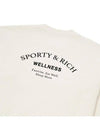 Wellness Studio Sweatshirt Ivory - SPORTY & RICH - BALAAN 5