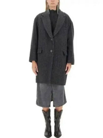 Limiza Wool Coat Black MA0087FAA3D17E01BK - ISABEL MARANT - BALAAN 1