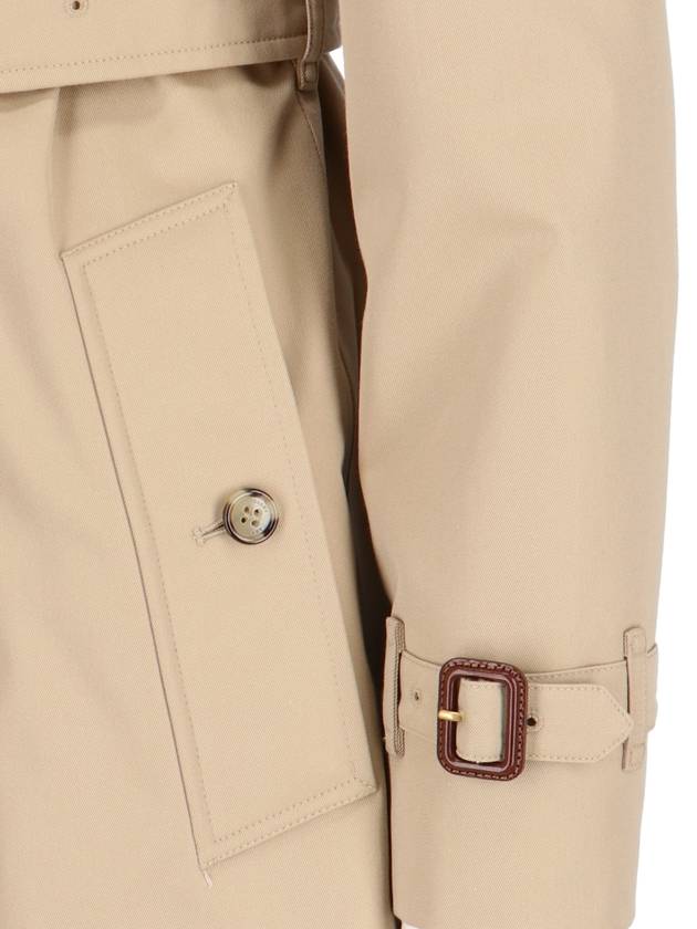 Short Chelsea Heritage Trench Coat Beige - BURBERRY - BALAAN 4