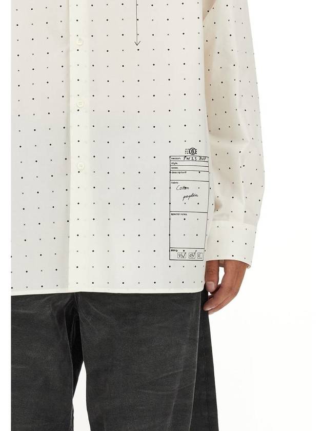 MM6 Long Sleeve Shirt S52DT0022 S78157001S WHITE - MAISON MARGIELA - BALAAN 5