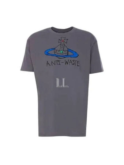 Anti Waste Short Sleeve T-Shirt Grey - VIVIENNE WESTWOOD - BALAAN 2