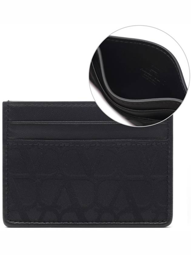 Toile Iconograph Card Wallet Black - VALENTINO - BALAAN 2