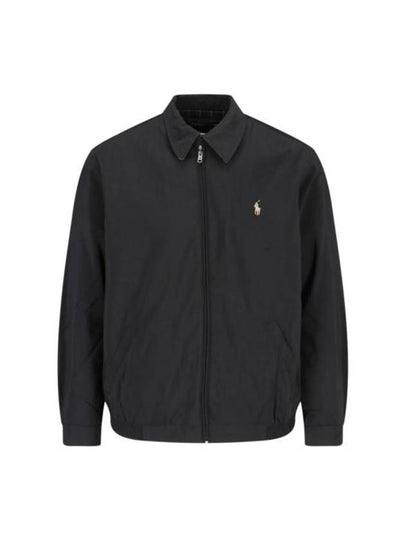 Harrington Windbreaker Black - POLO RALPH LAUREN - BALAAN 2