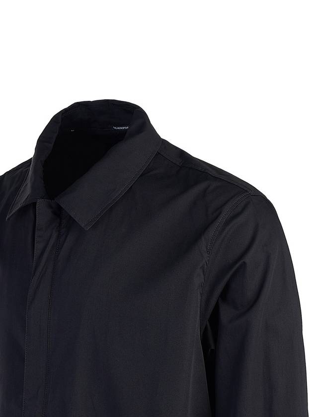 Metropolis Series Gabardine Long Sleeve Shirt Black - CP COMPANY - BALAAN 6