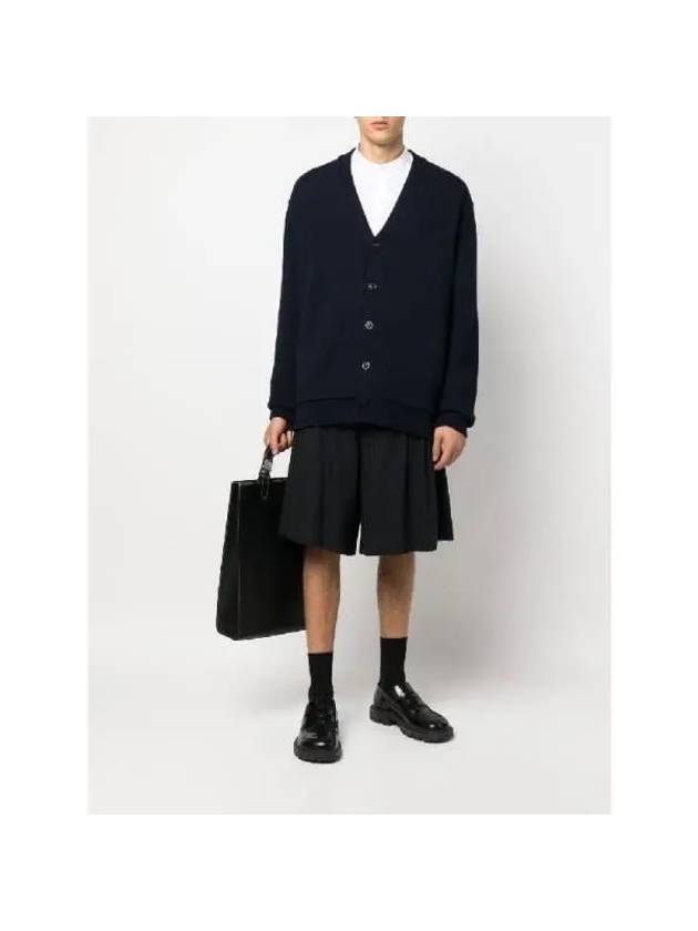 Elbow Patch Cardigan Navy - MAISON MARGIELA - BALAAN 5