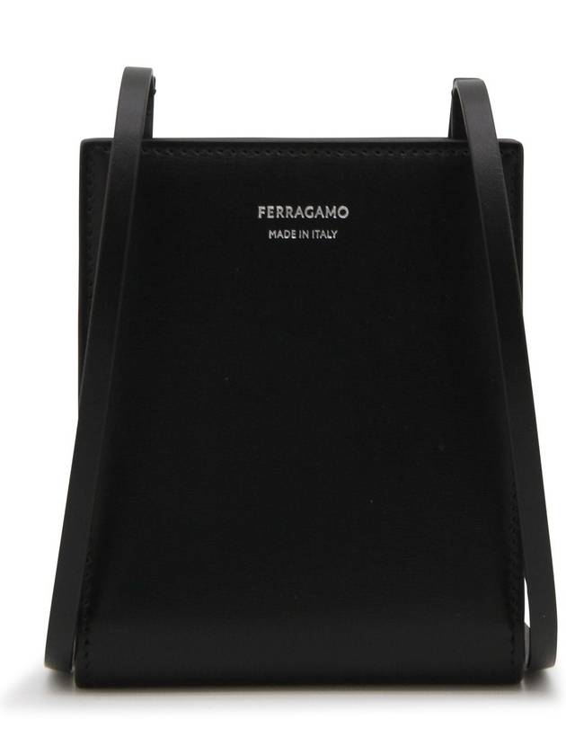 Salvatore Ferragamo Black Leather Wallet - SALVATORE FERRAGAMO - BALAAN 1