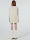 Cape Type Handmade Peacoat Ivory - REAL ME ANOTHER ME - BALAAN 11