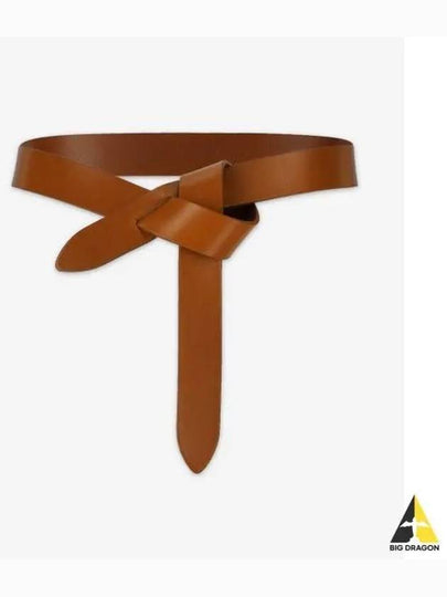 Lecce Knotted Leather Belt Brown - ISABEL MARANT - BALAAN 2