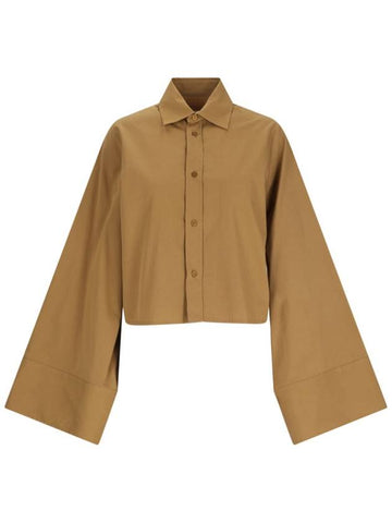 MM6 Maison Margiela Shirts Brown - MAISON MARGIELA - BALAAN 1