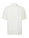 Cotton Short Sleeve Shirt White - AMI - BALAAN 3