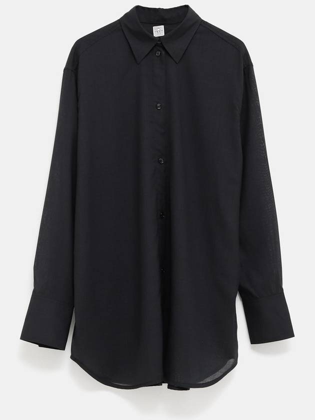 Relaxed Voile Shirt - TOTEME - BALAAN 1