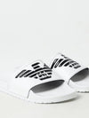 EA7 Logo Slippers White - EMPORIO ARMANI - BALAAN 6