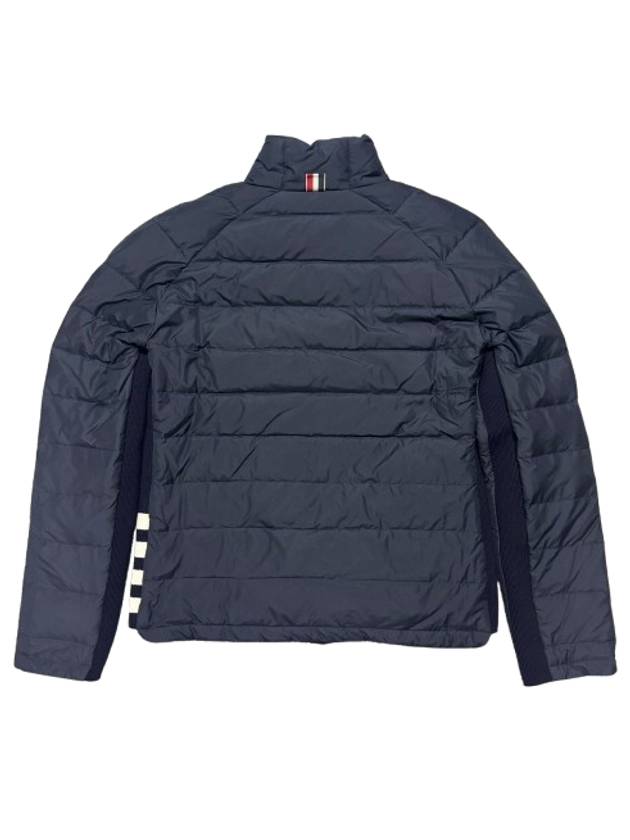 Ultra Light Tech Down 4 Bar Packable Purnel Neck Padding Navy - THOM BROWNE - BALAAN 4