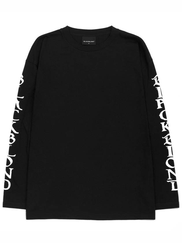 Ancient Logo Long Long Sleeve T-Shirt Black - BLACKBLOND - BALAAN 2