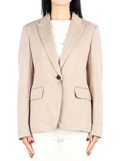 Operoso Single Blazer Jacket Beige Pink - MAX MARA - BALAAN 2