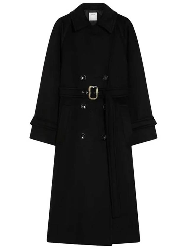 Belt Wool Double Peacoat Black - MAX MARA SPORTMAX - BALAAN 2