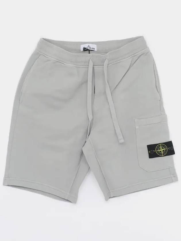 Wapen Logo Organic Cotton TC Sweat Shorts Men s K1S156200012 S0051 V0061 - STONE ISLAND - BALAAN 3