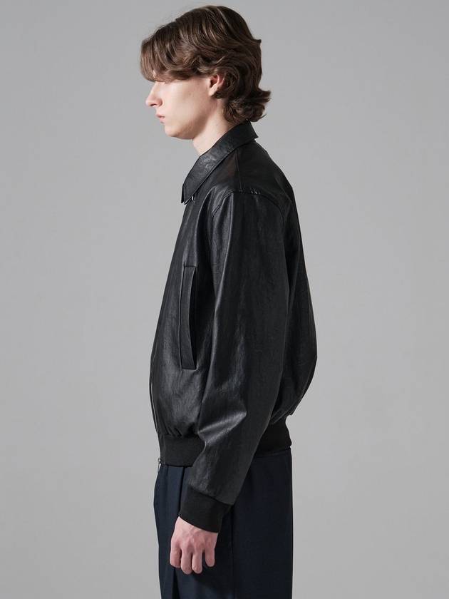 Leather Blouson Black - FILLCHIC - BALAAN 3