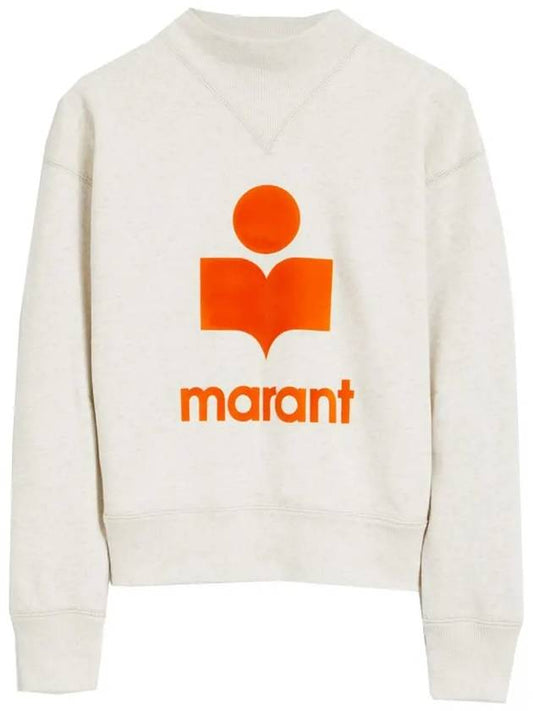 Etoile Orange Mobi Logo Sweatshirt Ecru - ISABEL MARANT - BALAAN 2