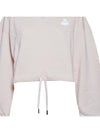 Margo Logo Crop Sweatshirt Rose - ISABEL MARANT - BALAAN 4