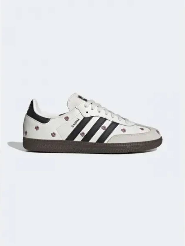 Samba OG Floral Low Top Sneakers Core Cloud White - ADIDAS - BALAAN 2